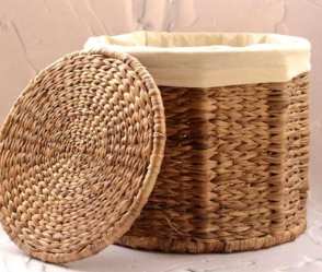 Cane Frame Laundry Basket